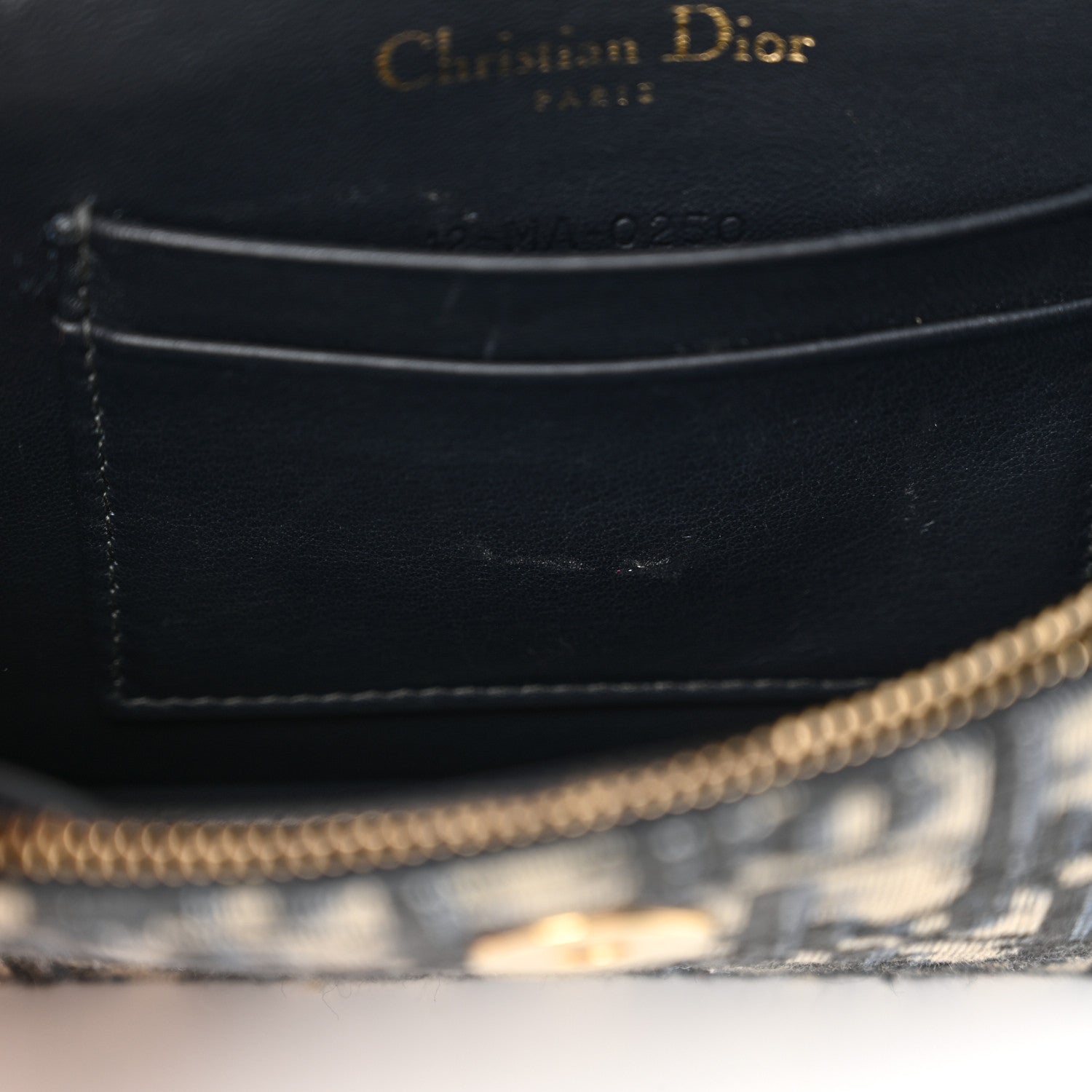 Christian Dior Oblique Saddle Belt Bag Blue 12 of 14
