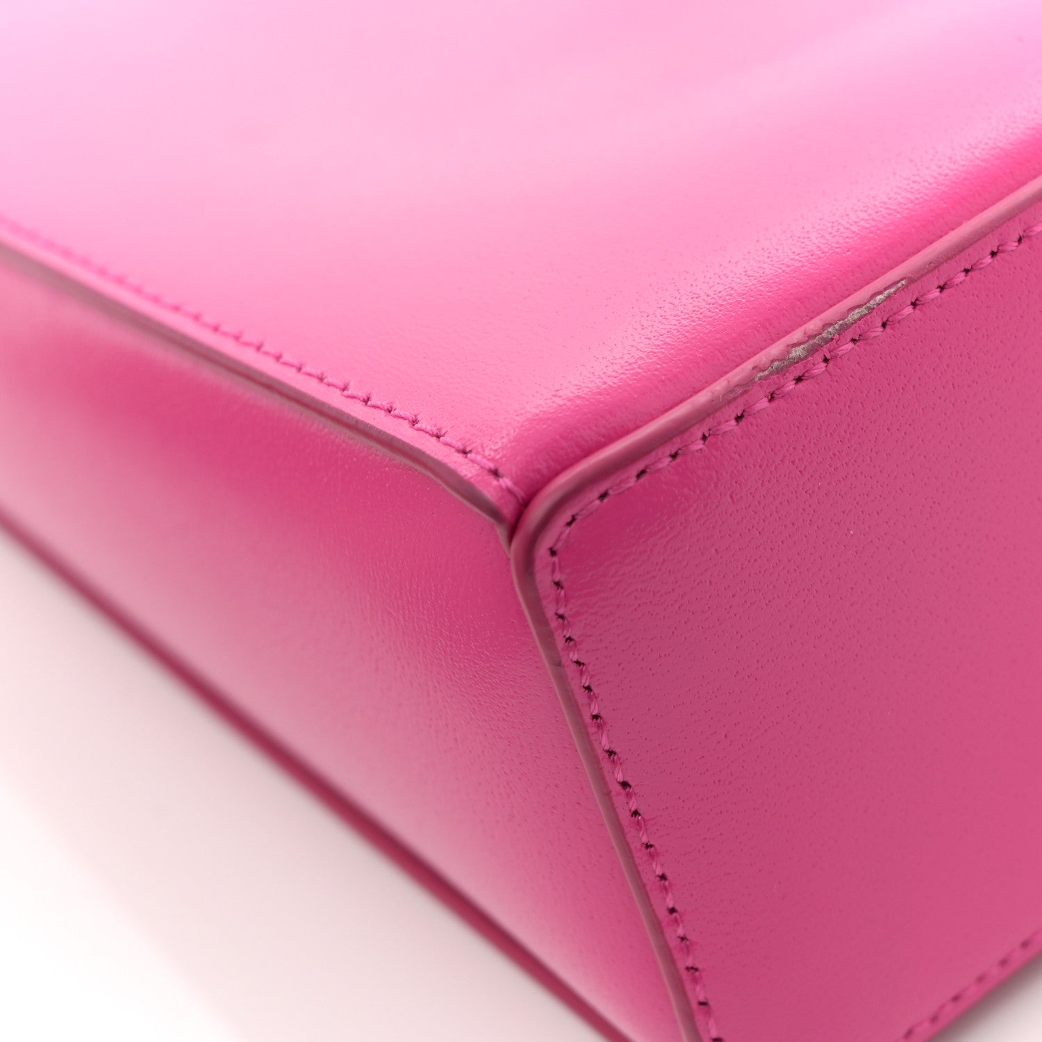 Givenchy Box Calfskin Mini Cut Out Shoulder Bag Neon Pink 12 of 12