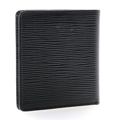 Louis Vuitton Epi 6 Card Billfold Wallet Black 3 of 6