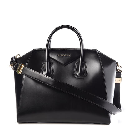 Givenchy Shiny Lord Calfskin Medium Antigona Black 1 of 10