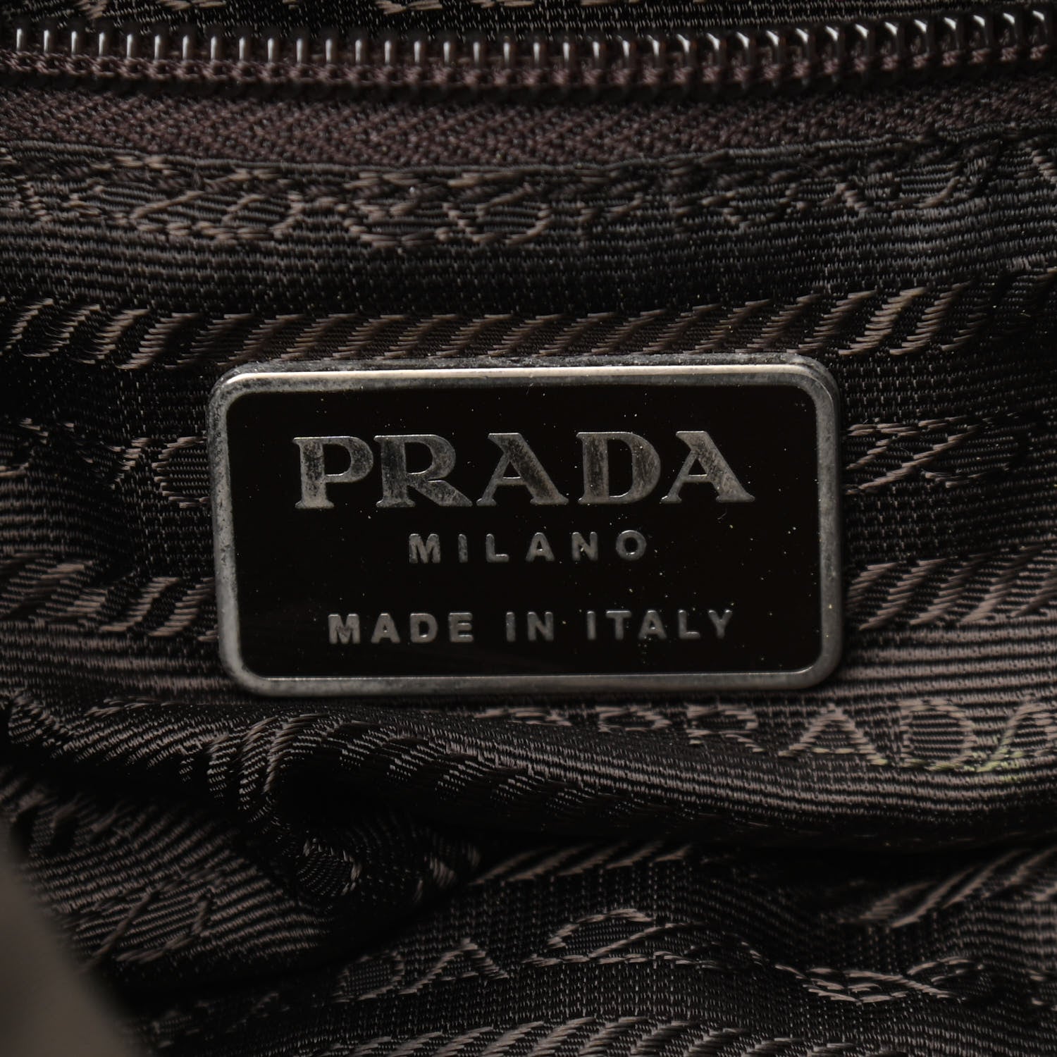Prada Tessuto Nylon Vela Small Backpack Black Dark Green 5 of 9