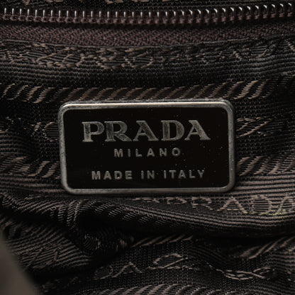 Prada Tessuto Nylon Vela Small Backpack Black Dark Green 5 of 9