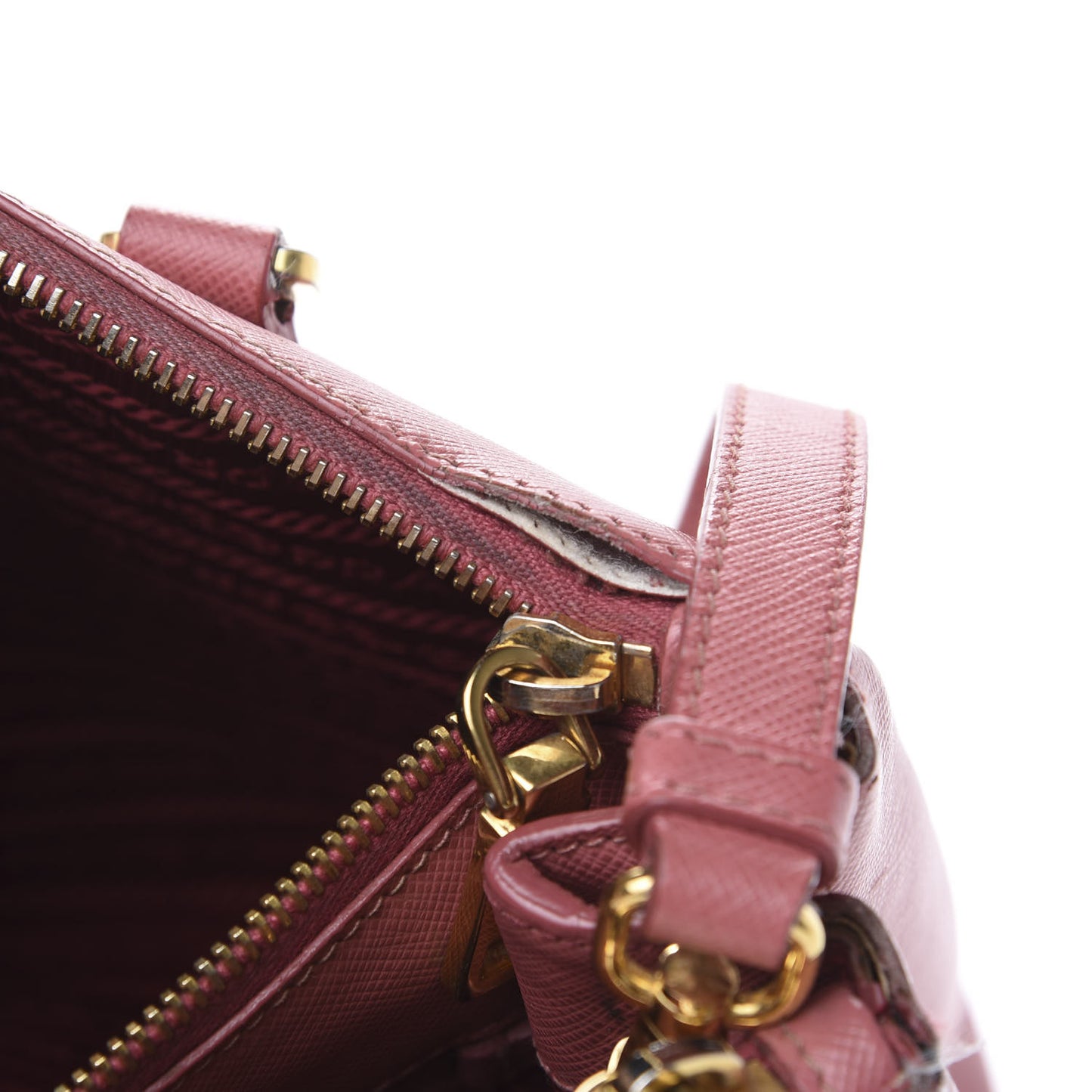 Saffiano Small Galleria Double Zip Tote Petalo