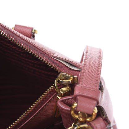 Prada Saffiano Small Galleria Double Zip Tote Petalo 8 of 19
