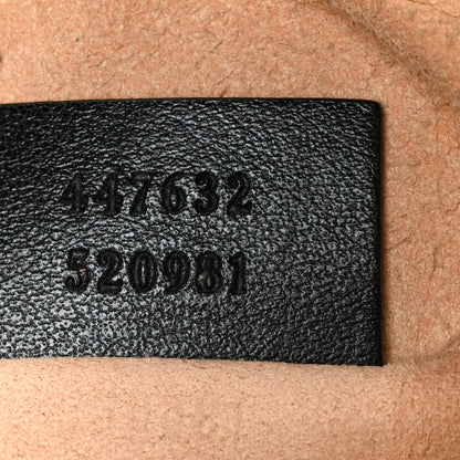 Gucci Calfskin Matelasse Small GG Marmont Chain Shoulder Bag Black 7 of 12