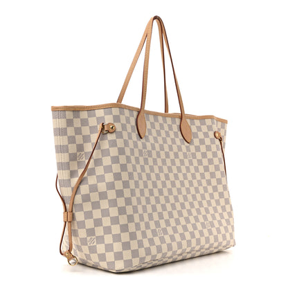 Louis Vuitton Damier Azur Neo Neverfull GM Rose Ballerine 4 of 14