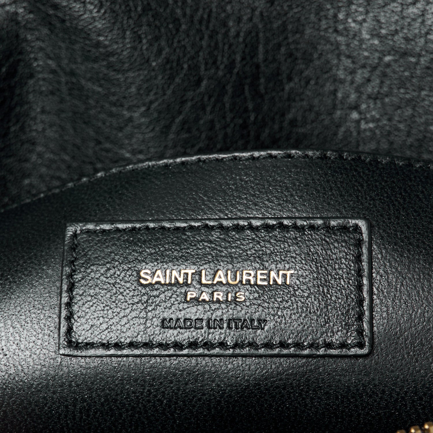 Saint Laurent Sheepskin Matelasse Chevron Monogram Large College Bag Black 7 of 11