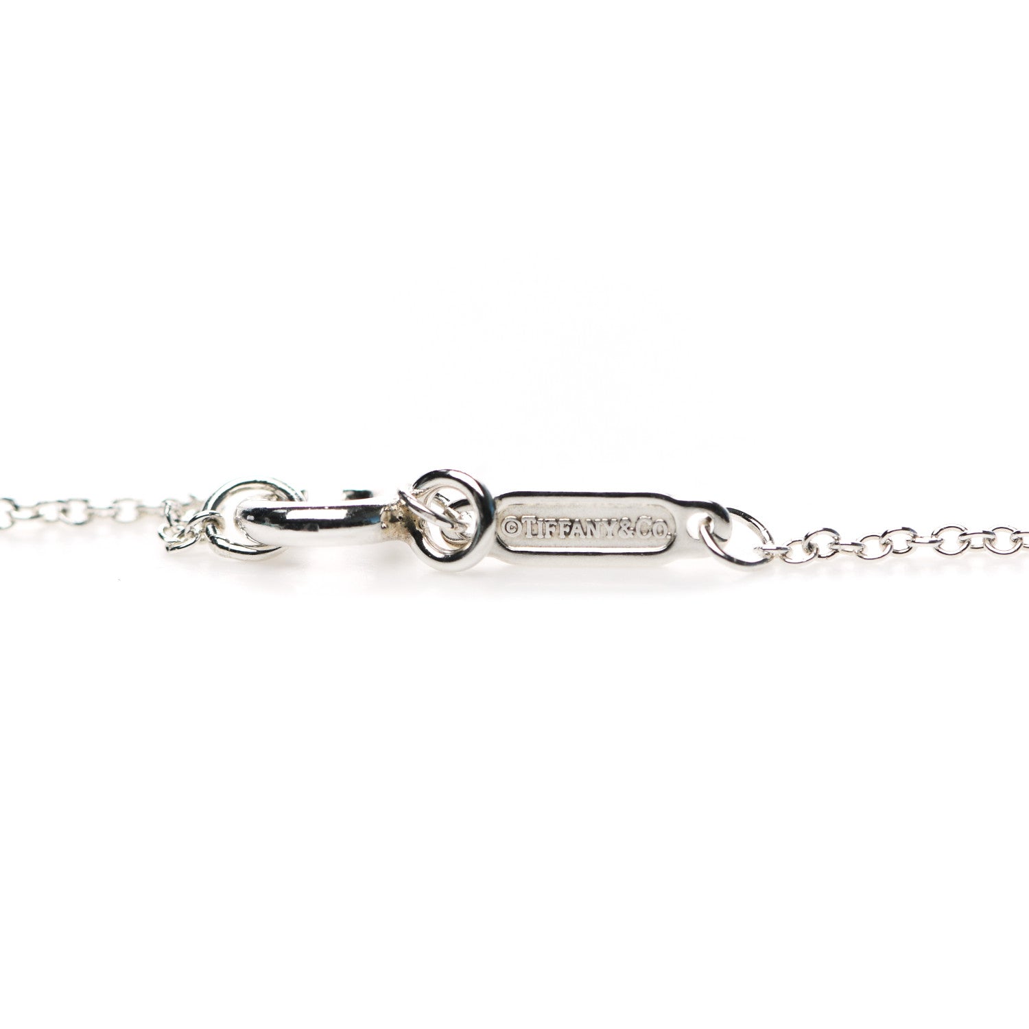 Tiffany Sterling Silver Mini Infinity Pendant Necklace 5 of 6