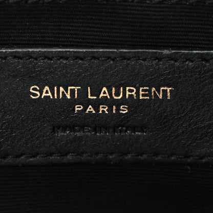 Saint Laurent Calfskin Matelasse Monogram Lou Camera Bag Black 6 of 10