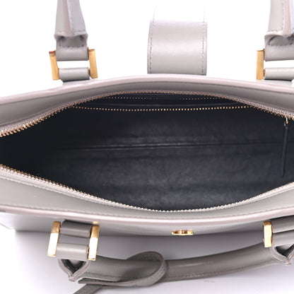 Saint Laurent Calfskin Small Monogram Cabas Fog 4 of 7