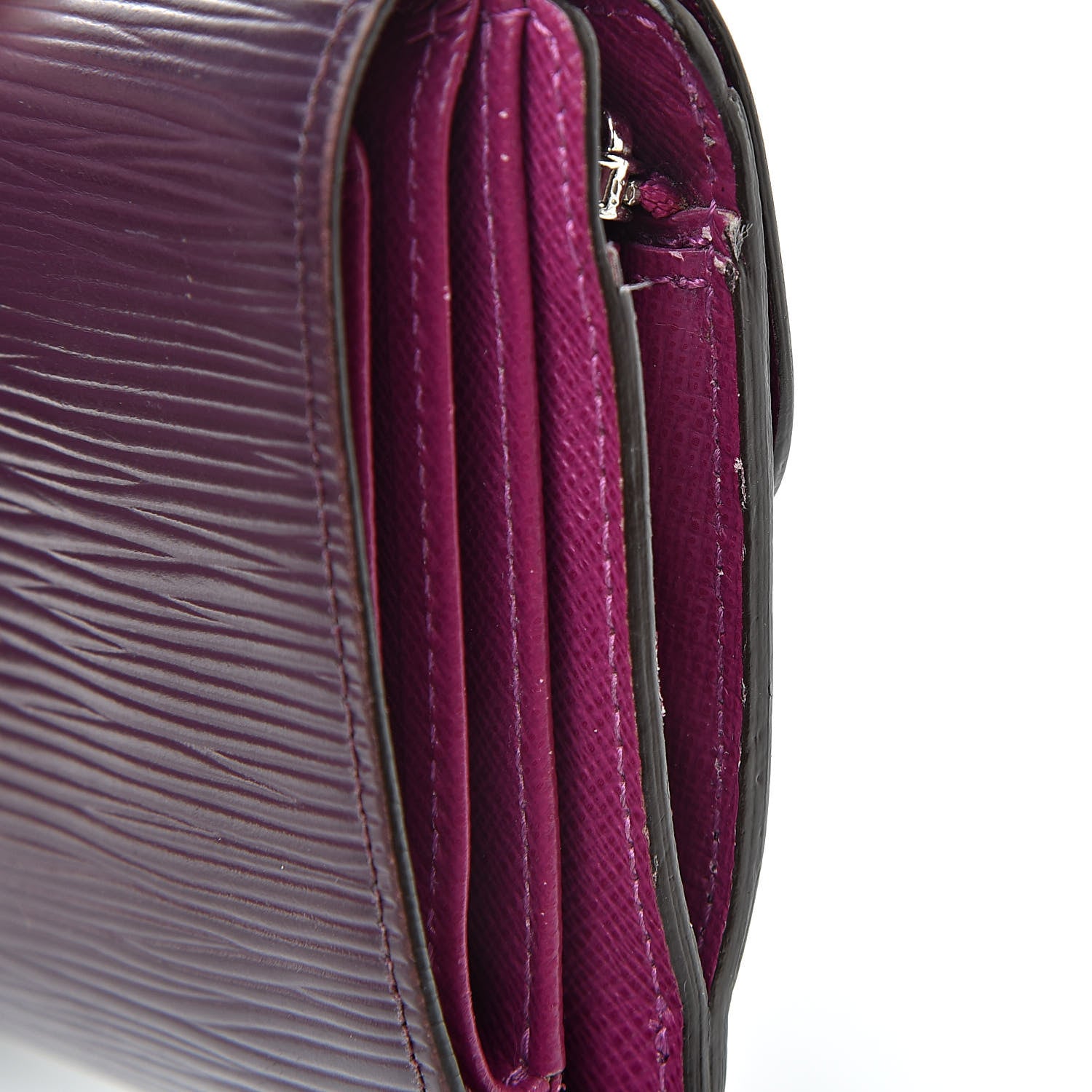Louis Vuitton Epi Joey Wallet Cassis 15 of 18