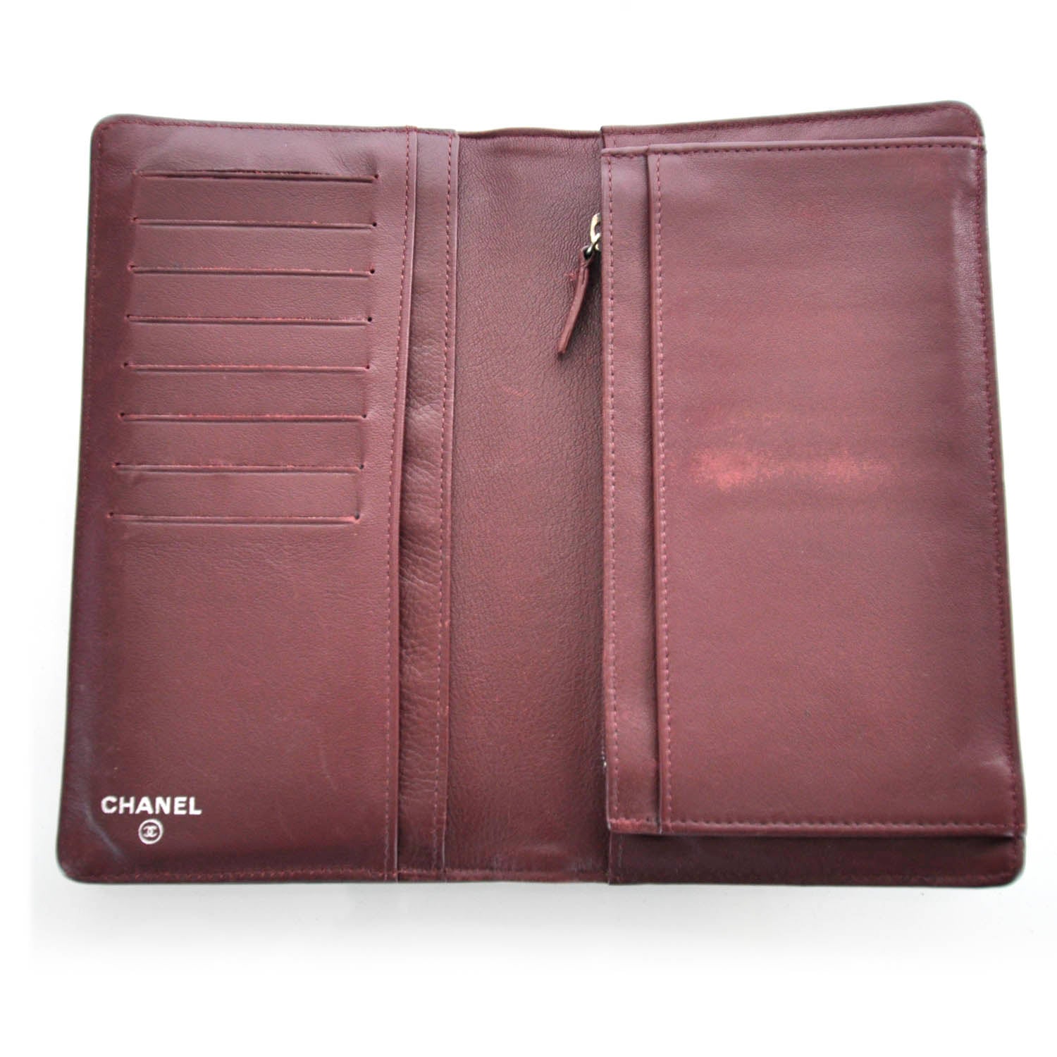 Chanel Patent Yen Wallet Purple 6 of 7