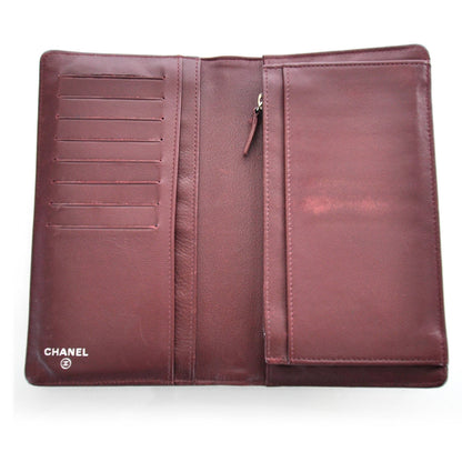 Chanel Patent Yen Wallet Purple 6 of 7