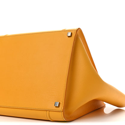 Celine Supple Calfskin Medium Phantom Luggage Yellow 11 of 14