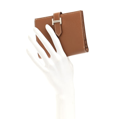 Hermes Epsom Bearn Compact Wallet Gold 2 of 8