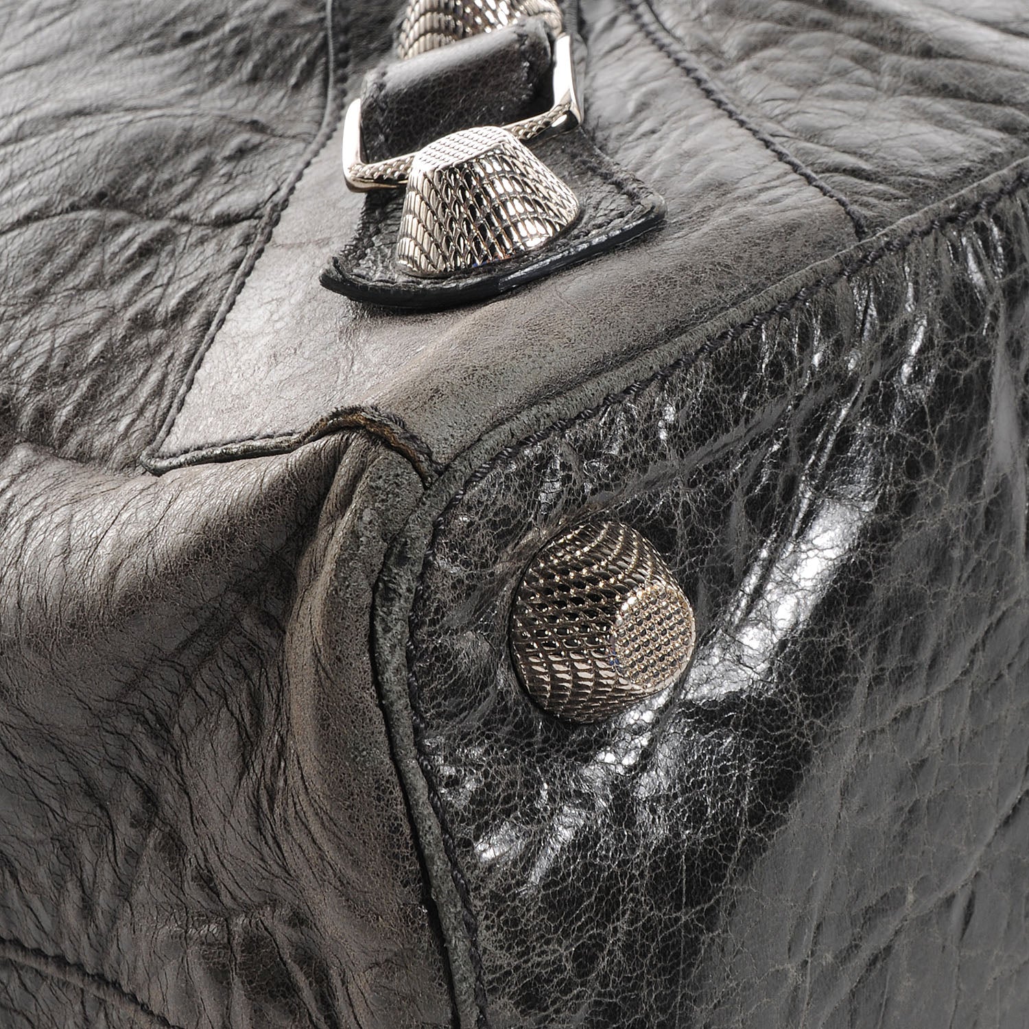 Balenciaga Chevre Giant 21 Silver Hardware RTT Anthracite 8 of 9