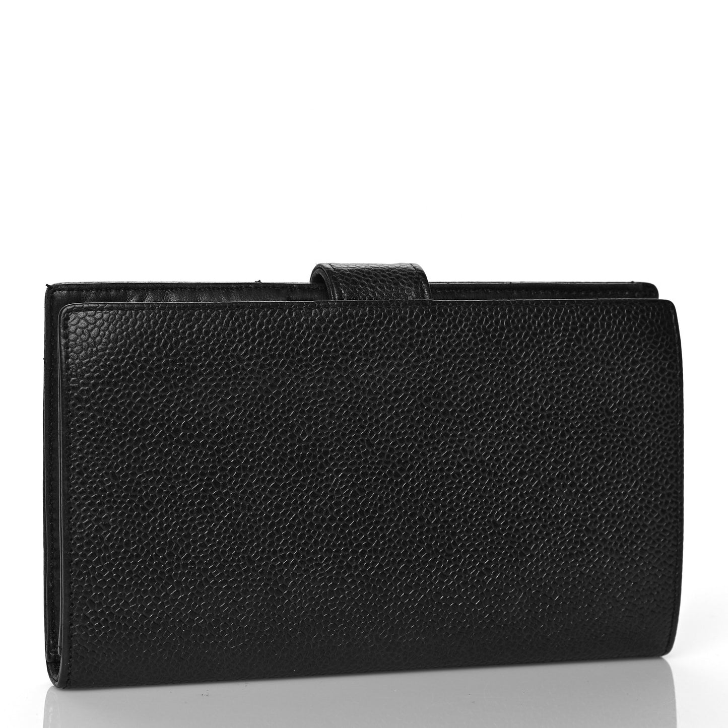Caviar Timeless CC French Wallet Black