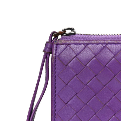 Bottega Veneta Nappa Intrecciato Wristlet Zip Wallet Byzantine 15 of 21