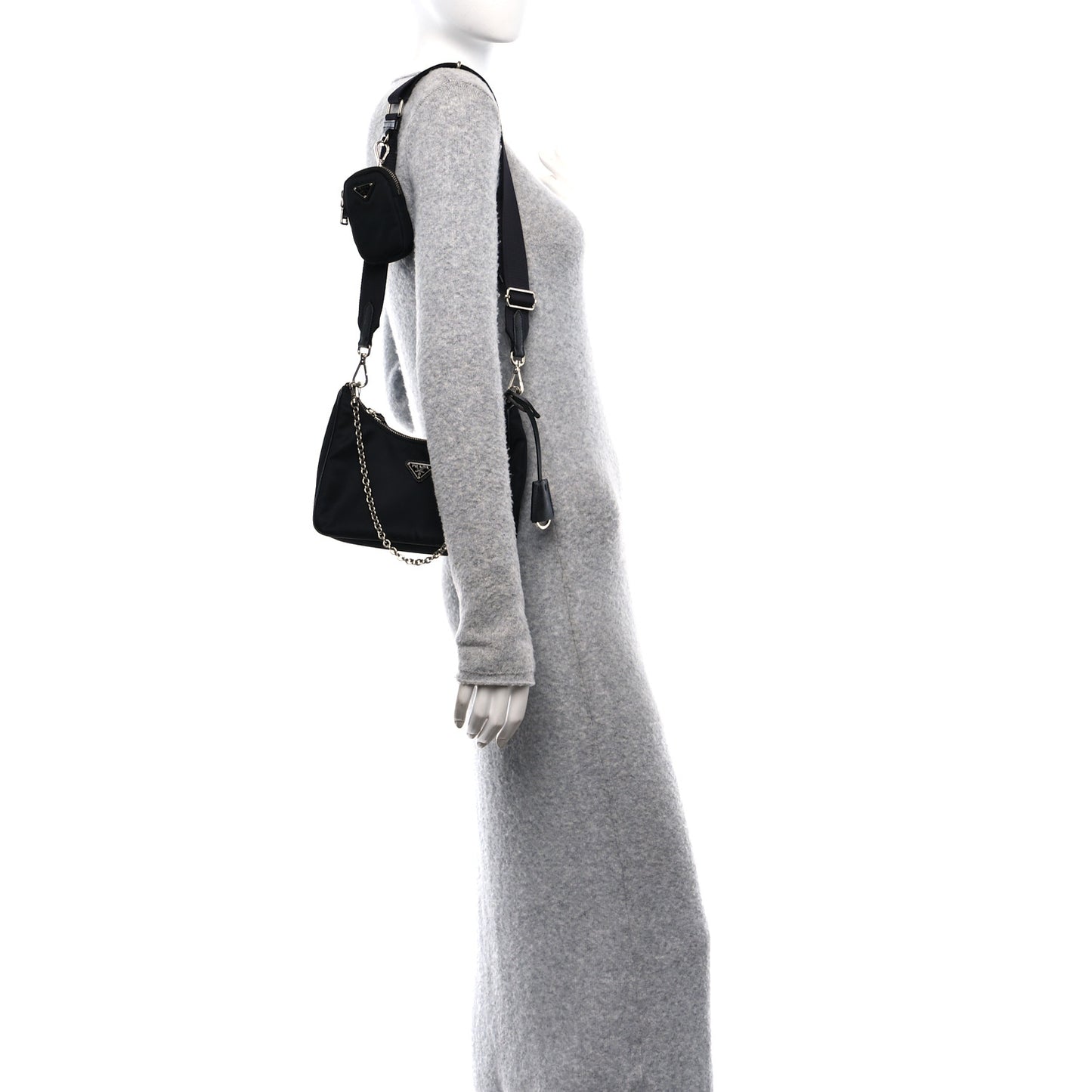 Nylon Re-Edition 2005 Shoulder Bag Black