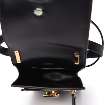 Burberry Smooth Calfskin TB Robin Bag Black 5 of 9