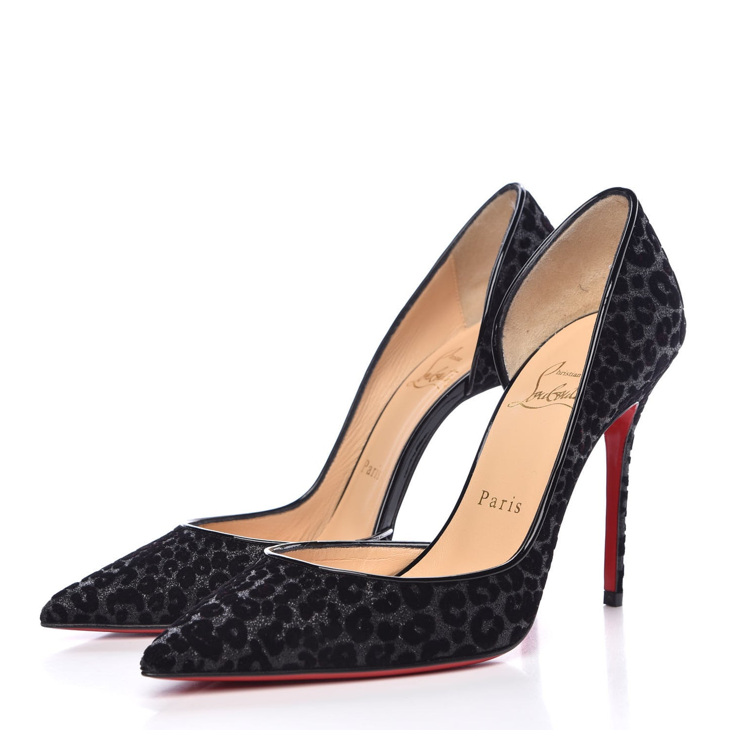 Floque Patent Glitter Leo Iriza 100 Pumps 37 Black