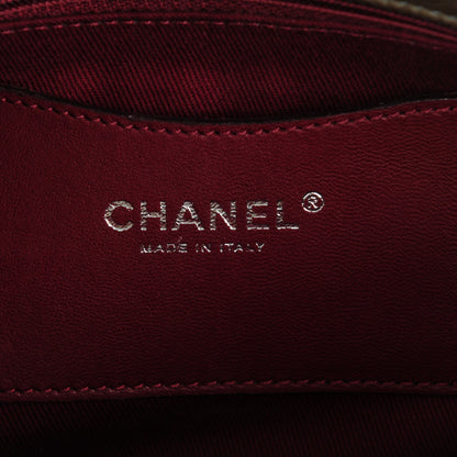 Chanel Calfskin Large Just Mademoiselle Bowling Bag Silver 6 of 8