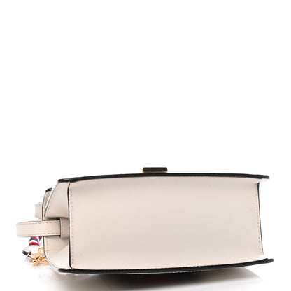 Gucci Calfskin Mini Sylvie Top Handle Bag White 4 of 6