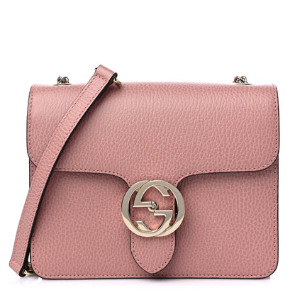 Gucci Dollar Calfskin Small Interlocking G Shoulder Bag Soft Pink 1 of 10