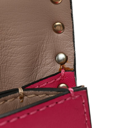 Valentino Garavani Nappa Rockstud Wristlet Clutch Fuxia 8 of 10