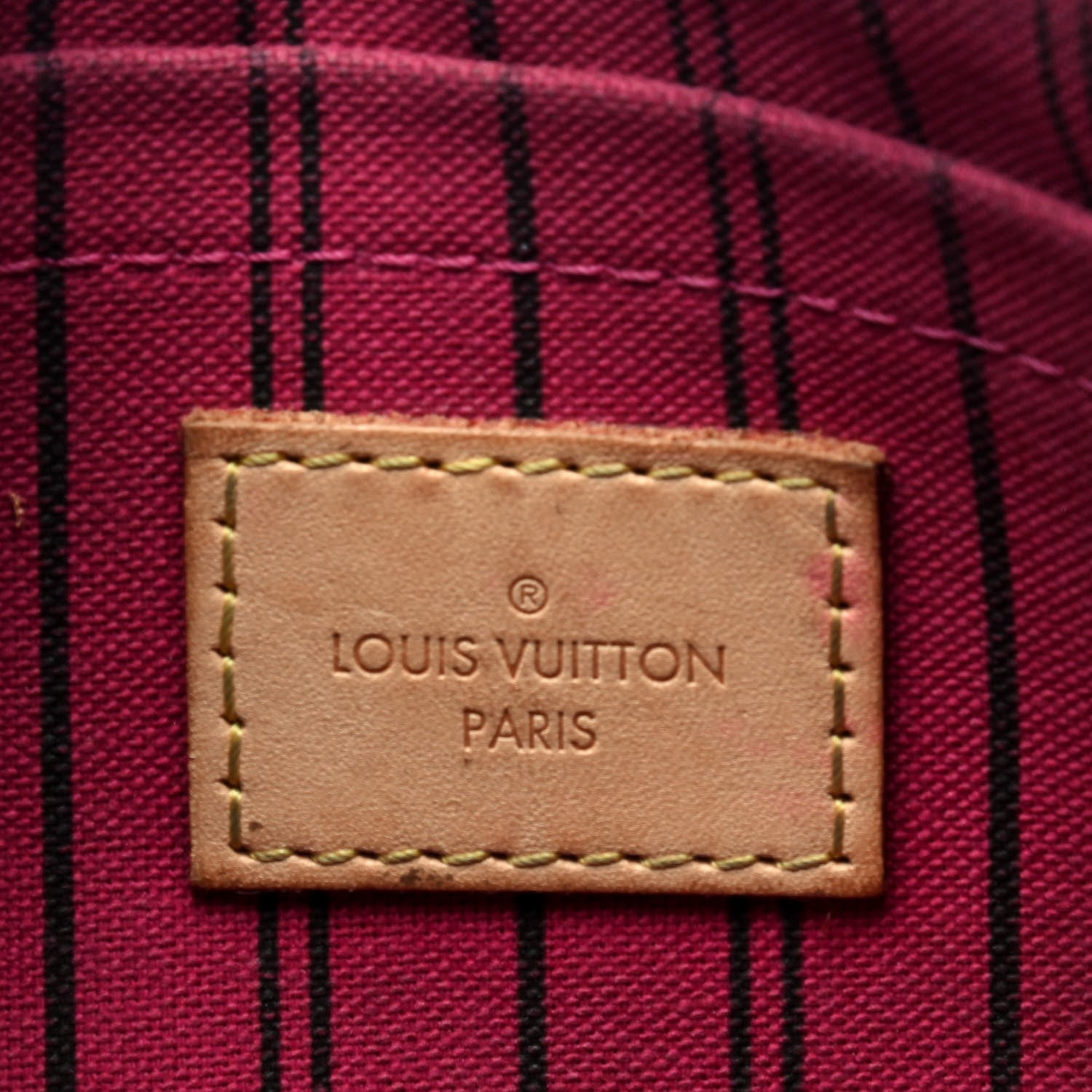 Louis Vuitton Monogram Neverfull MM GM Pochette Pivoine 4 of 5