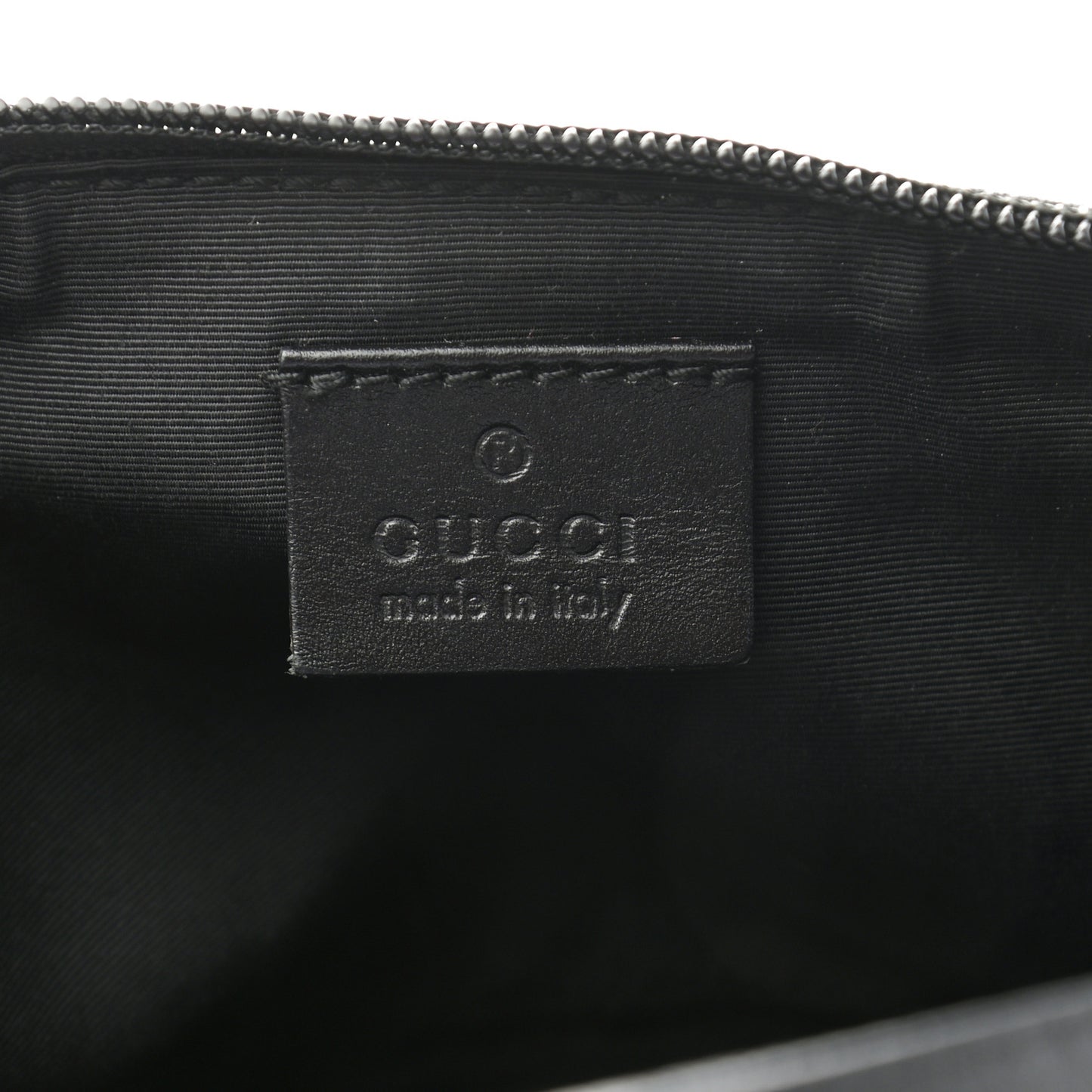Denim Monogram Boat Pochette Black