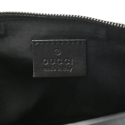 Gucci Denim Monogram Boat Pochette Black 6 of 7