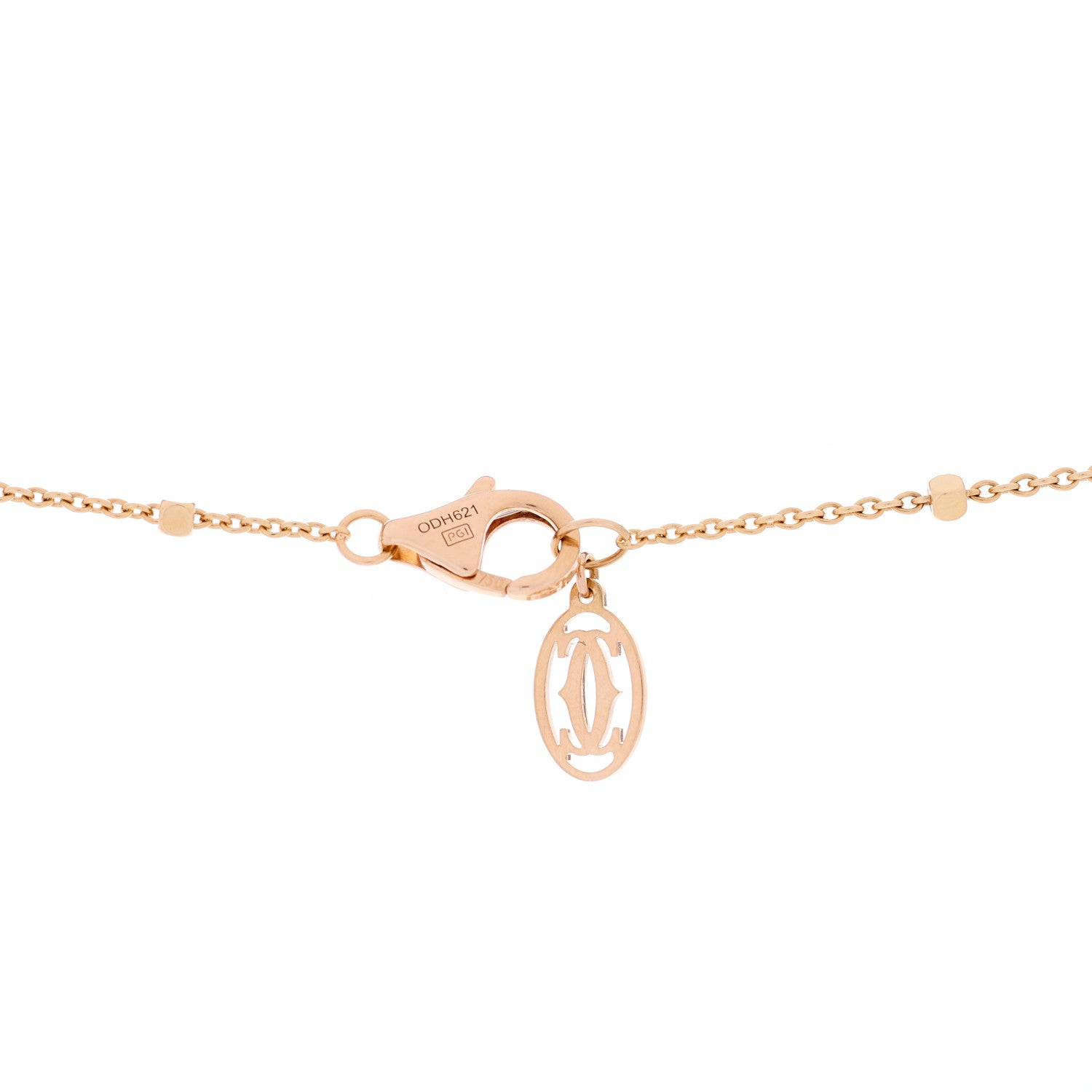 Cartier 18K Pink Gold Diamond Clash de Cartier Necklace 3 of 4