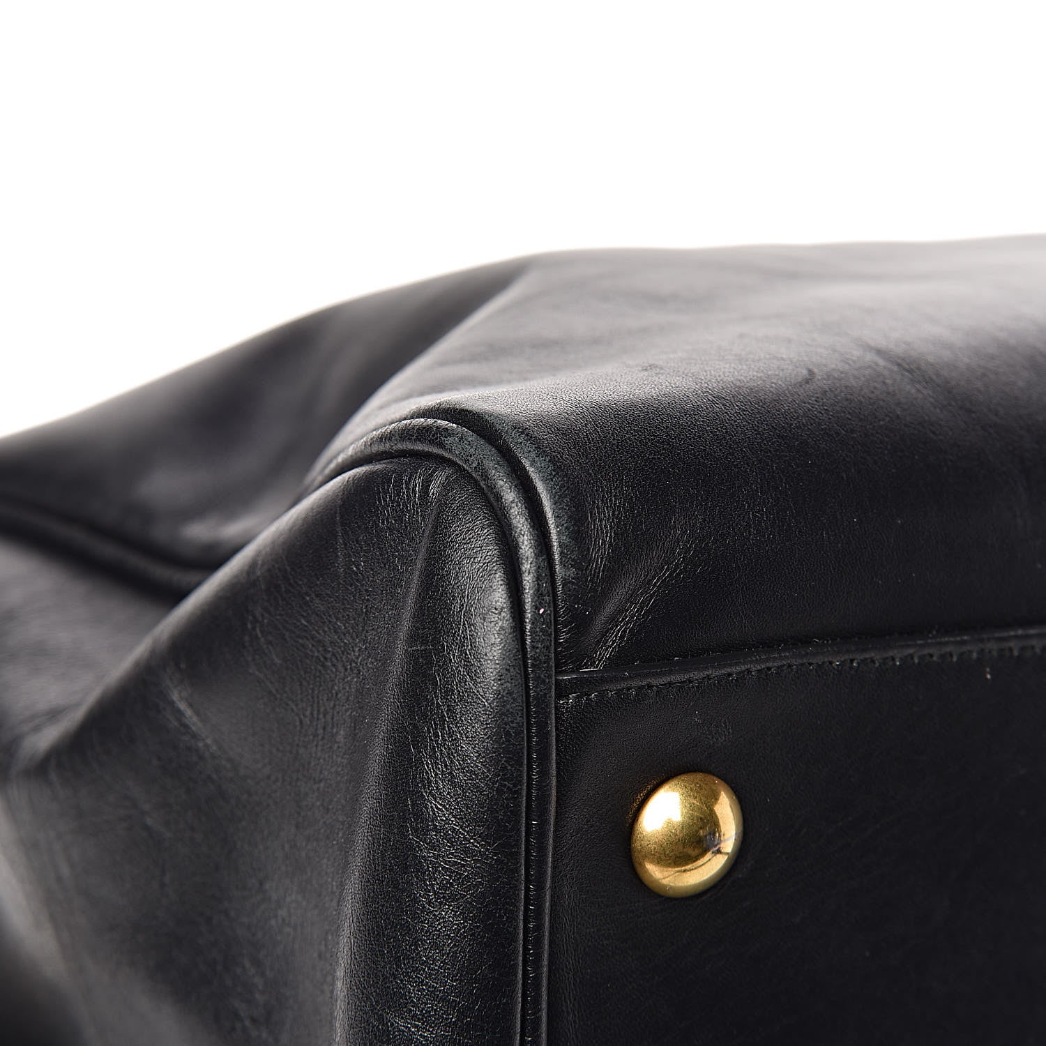 Saint Laurent Calfskin Classic Duffle 12 Black 16 of 18
