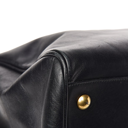 Saint Laurent Calfskin Classic Duffle 12 Black 16 of 18