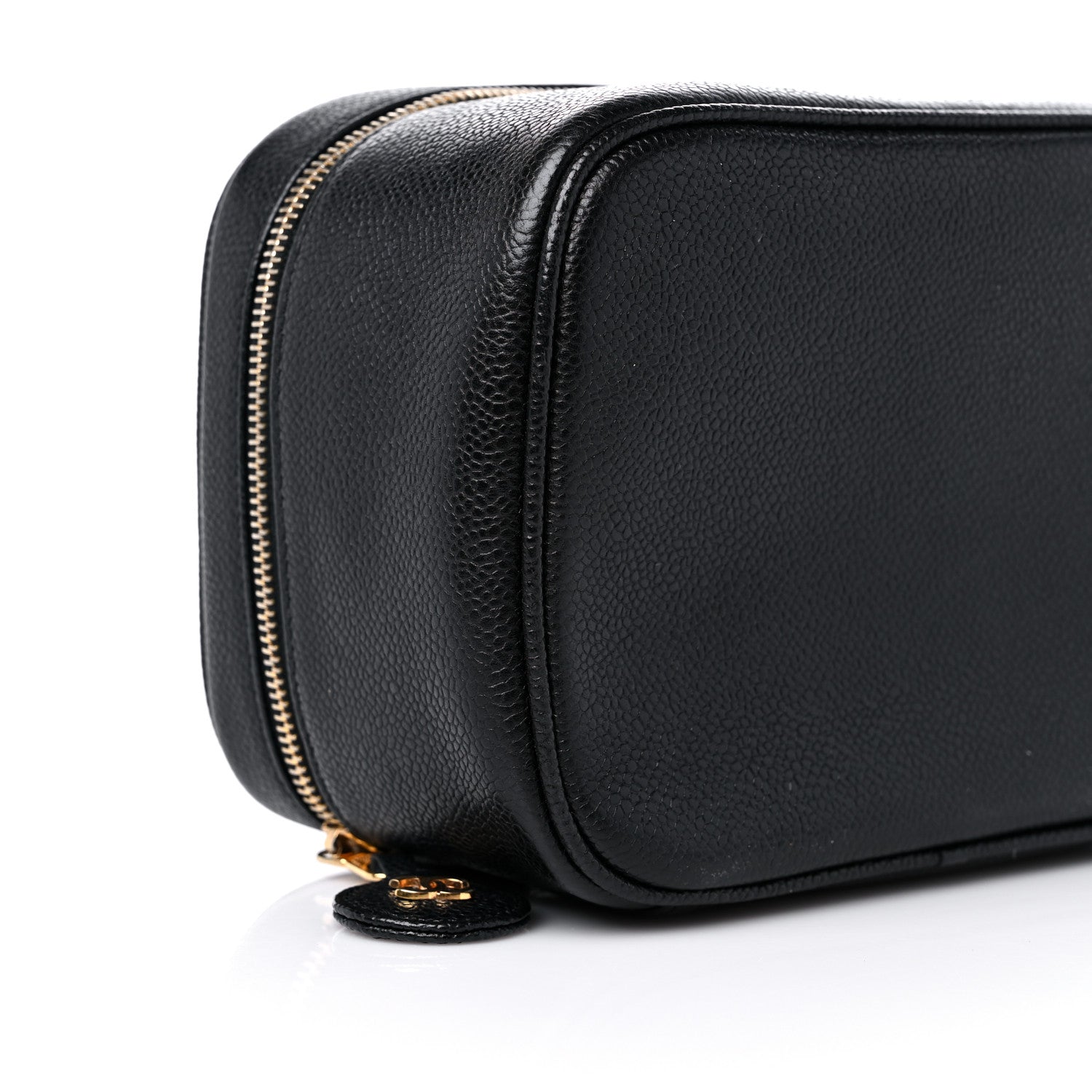 Chanel Caviar Vanity Cosmetic Case Black 9 of 12