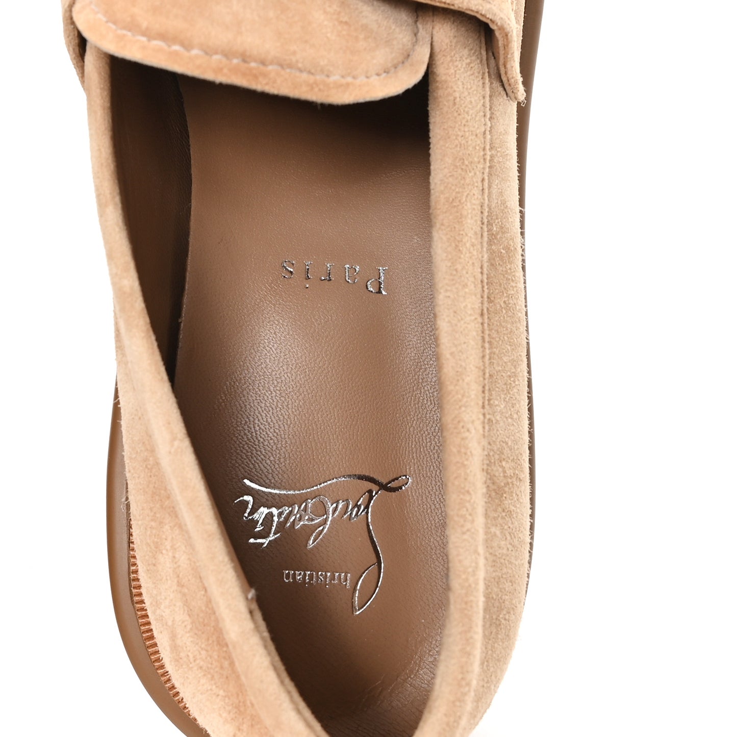 Suede Mens Urban Moc Lock Loafers 38 Beige