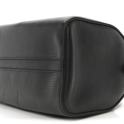 Louis Vuitton Epi Speedy 25 Black 9 of 9