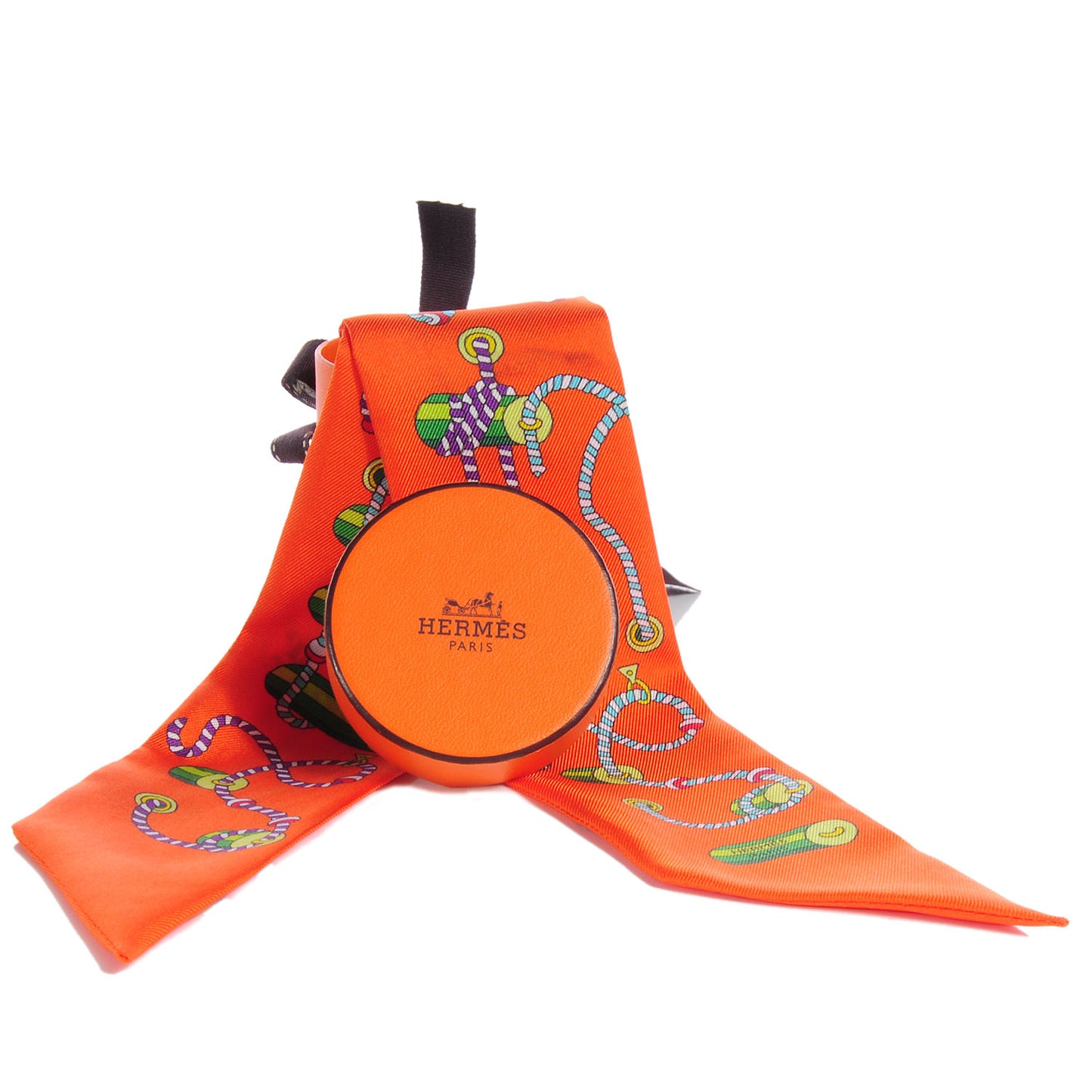 Silk Cordages Twilly Scarf Orange