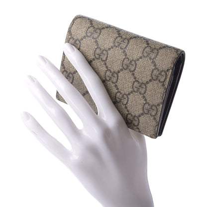 Gucci GG Supreme Monogram Card Case Beige 2 of 7