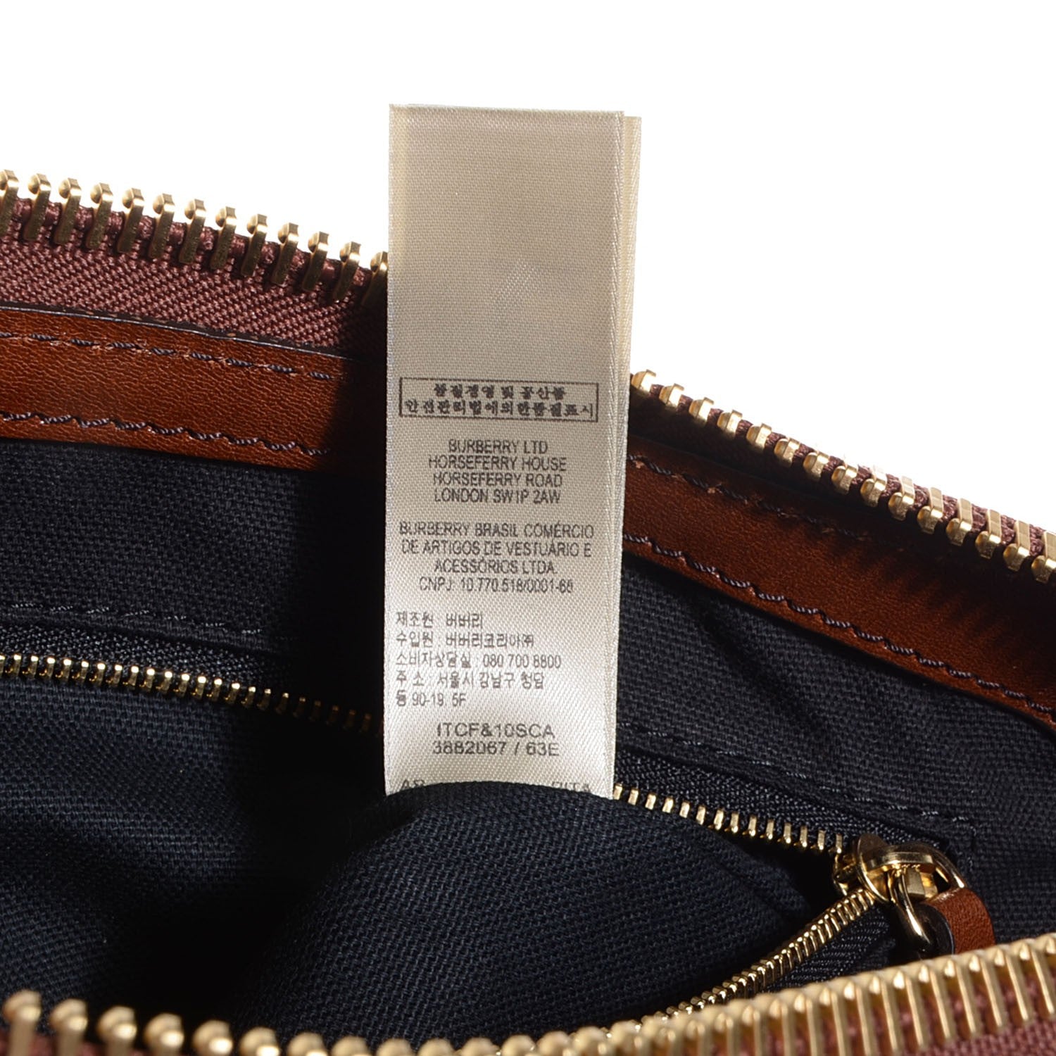 Burberry House Check Small Gladstone Gold Freesia 8 of 14