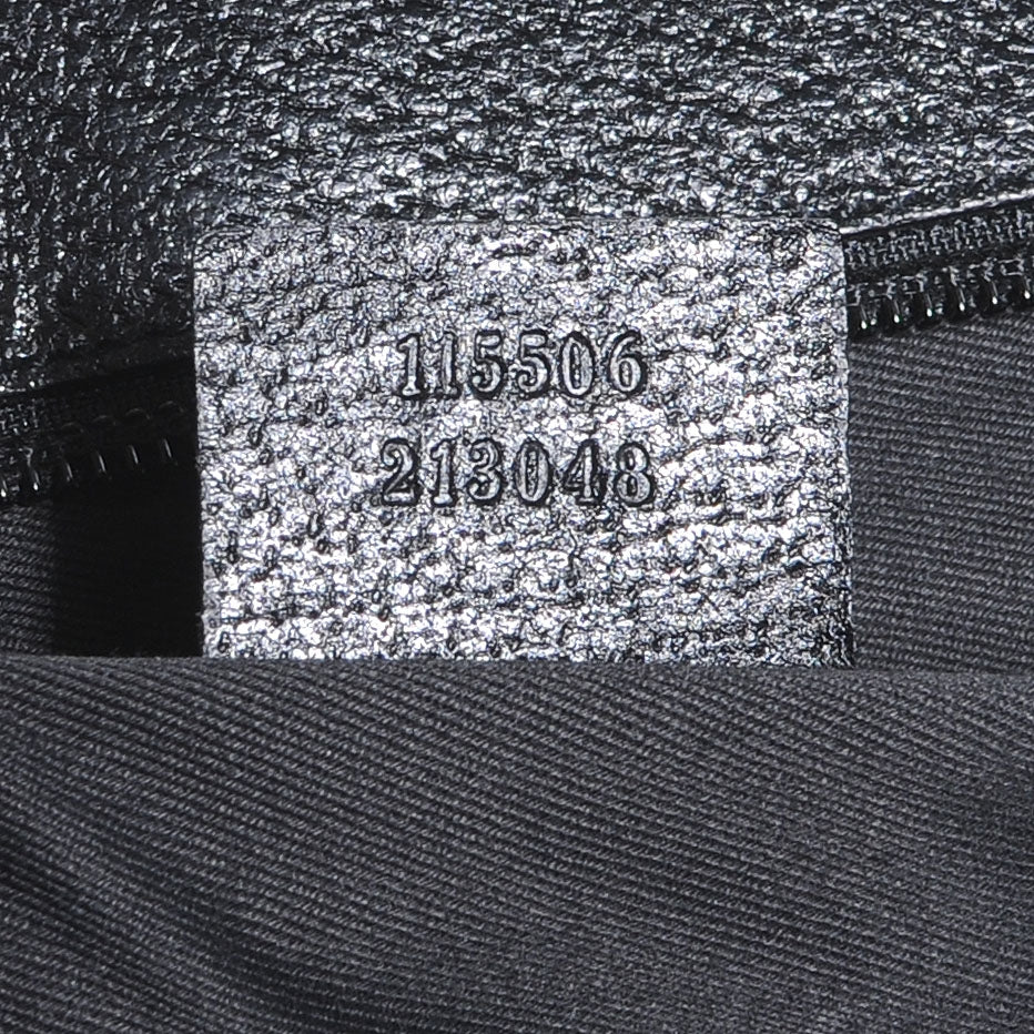 Monogram Calfskin Double Buckle Flap Messenger Bag Black