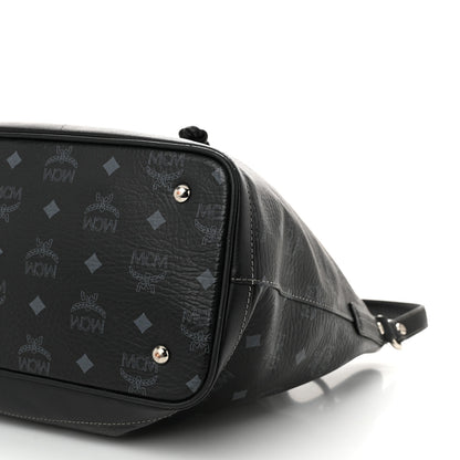 MCM Visetos Drawstring Bucket Bag Black 11 of 11