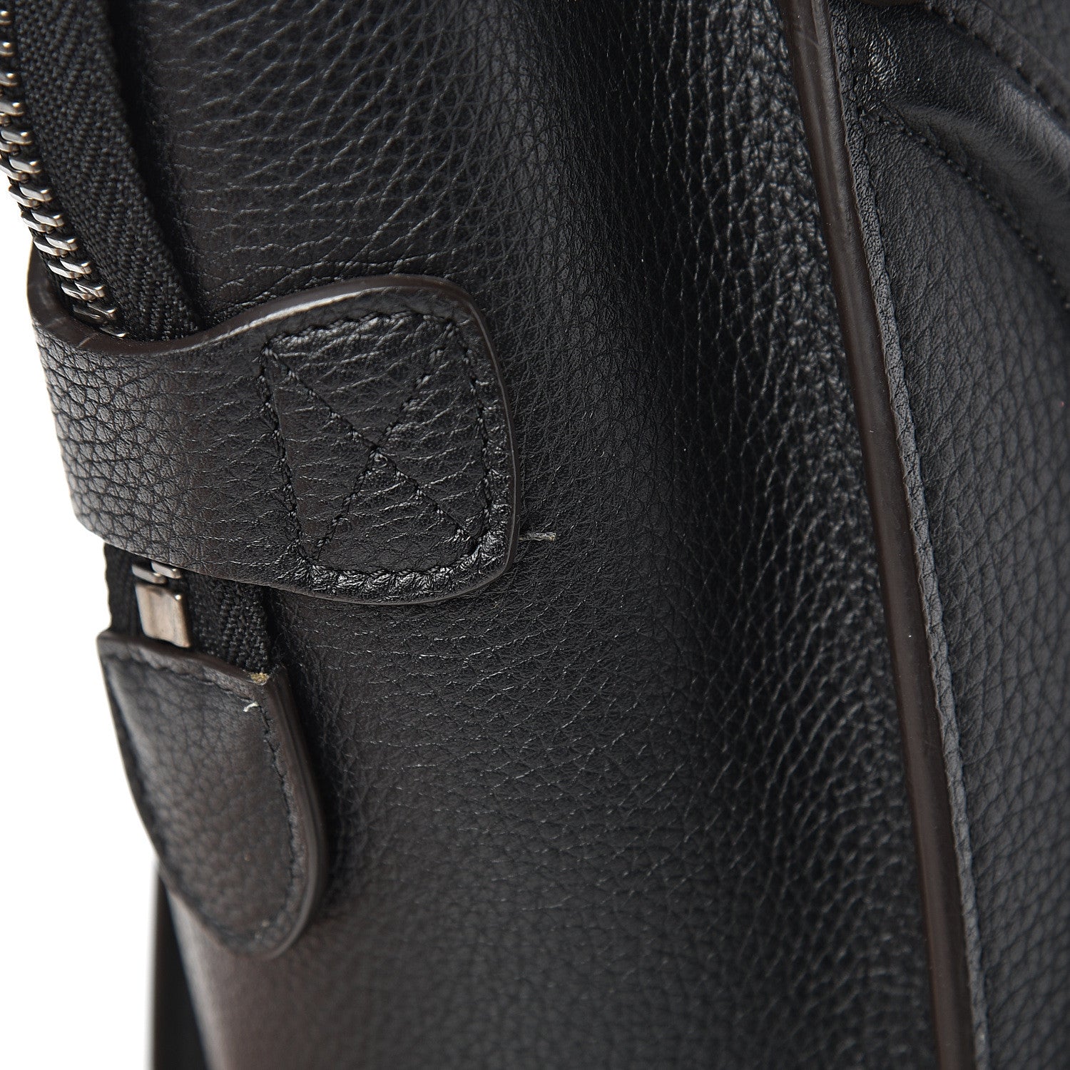 Celine Drummed Calfskin Micro Luggage Black 12 of 12
