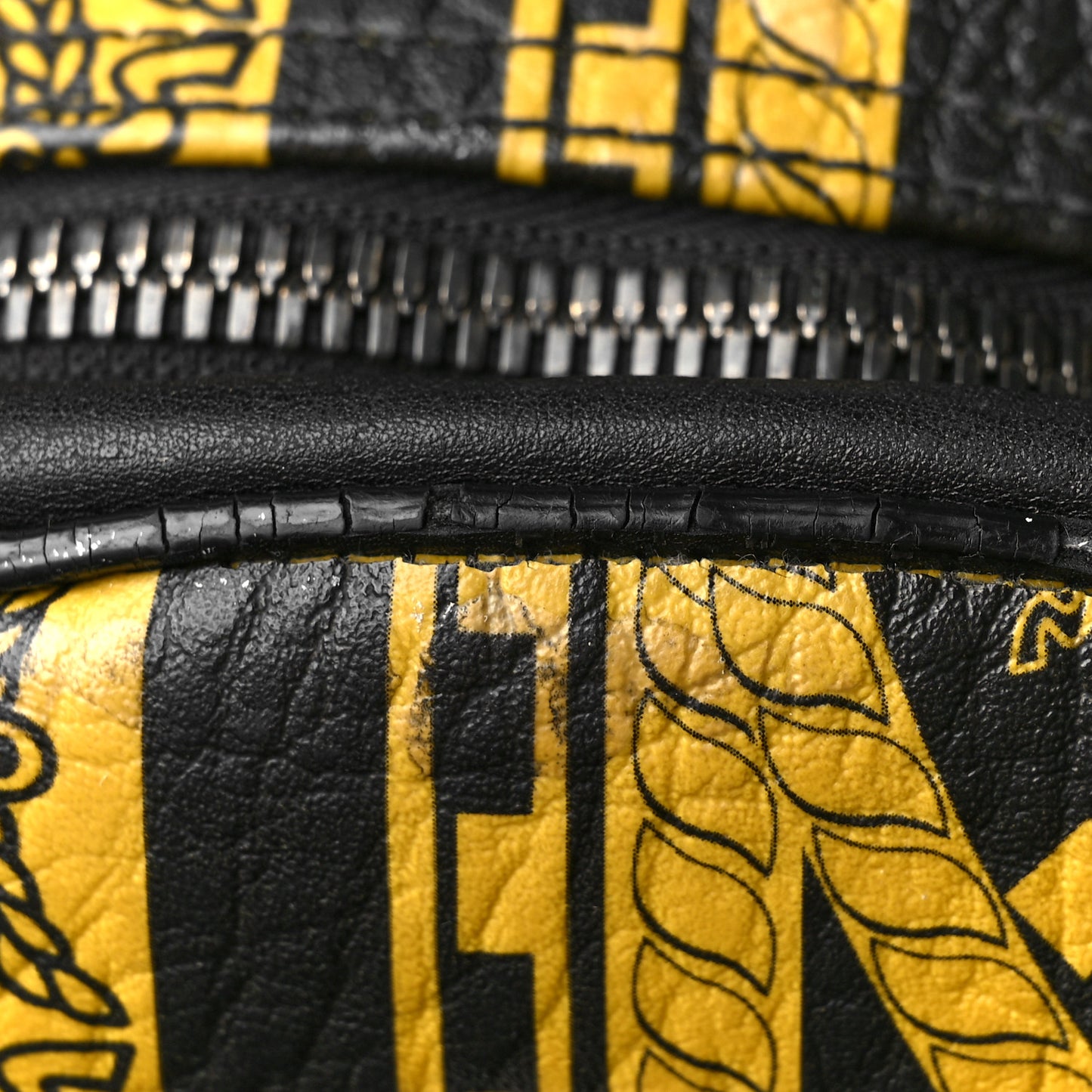 Visetos Baroque Print Medium Stark Backpack Black Sahara