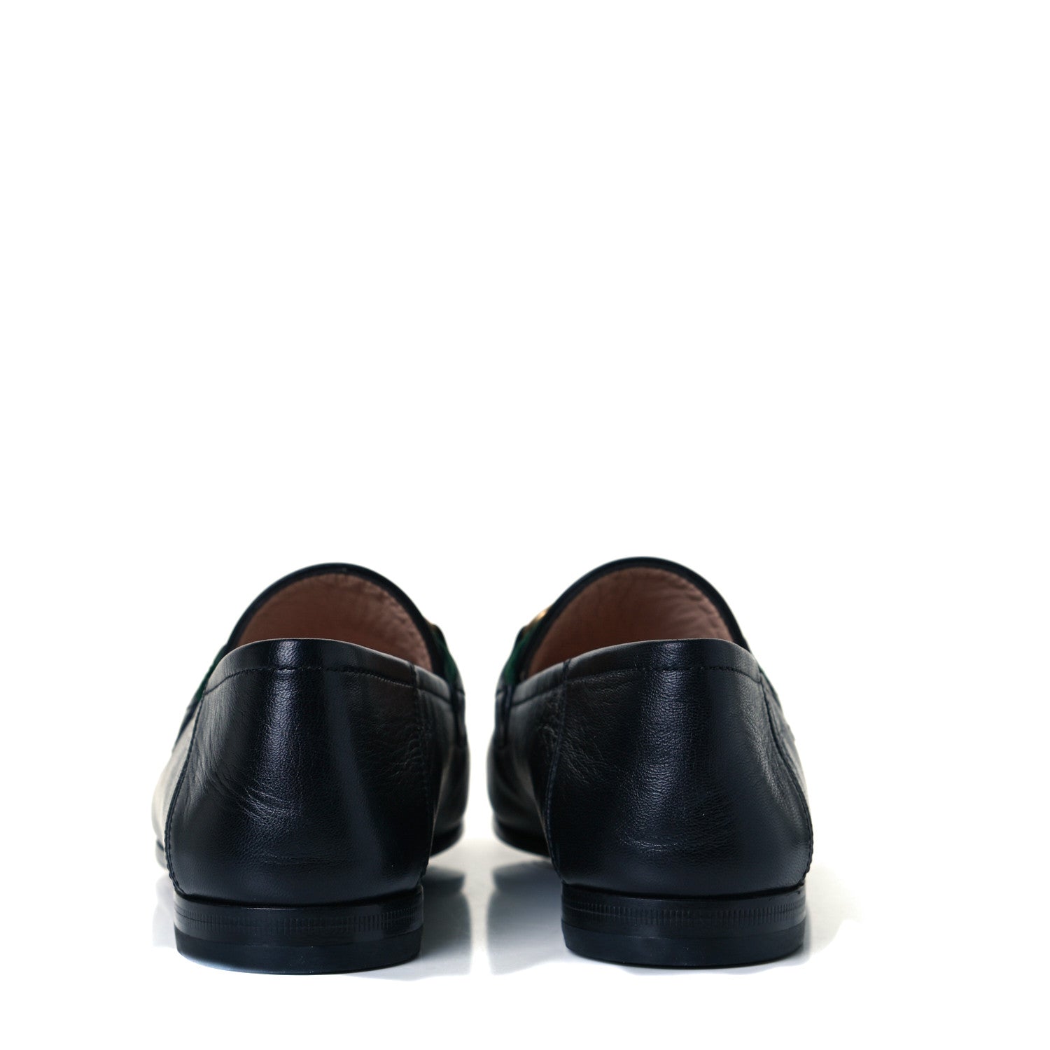Gucci Malaga Kid Web Womens Horsebit Loafers 36.5 Black 5 of 10
