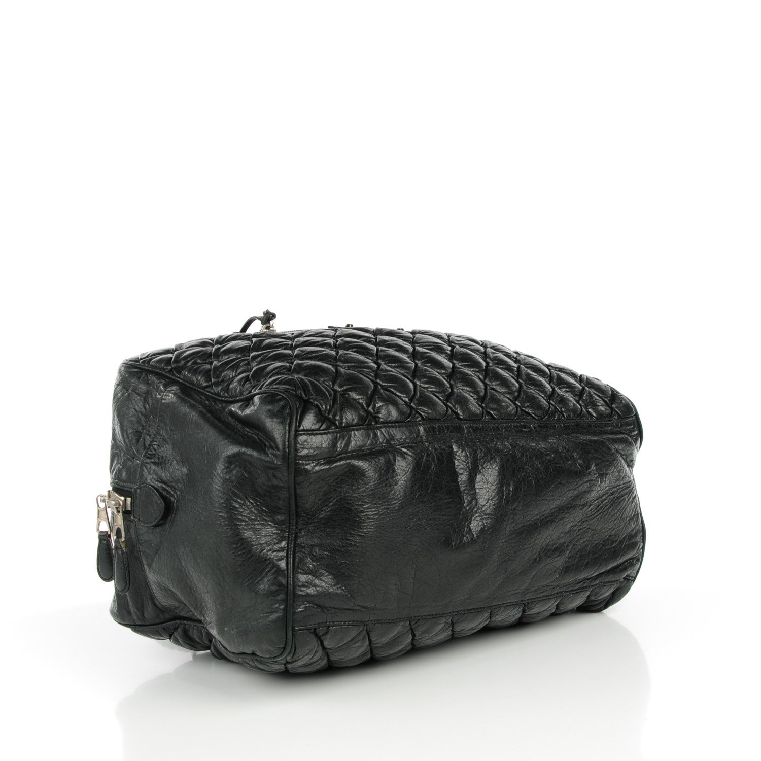Balenciaga Chevre Quilted Matelasse MM Black 4 of 10