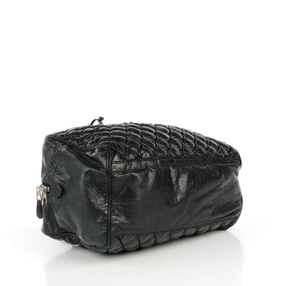 Balenciaga Chevre Quilted Matelasse MM Black 4 of 10