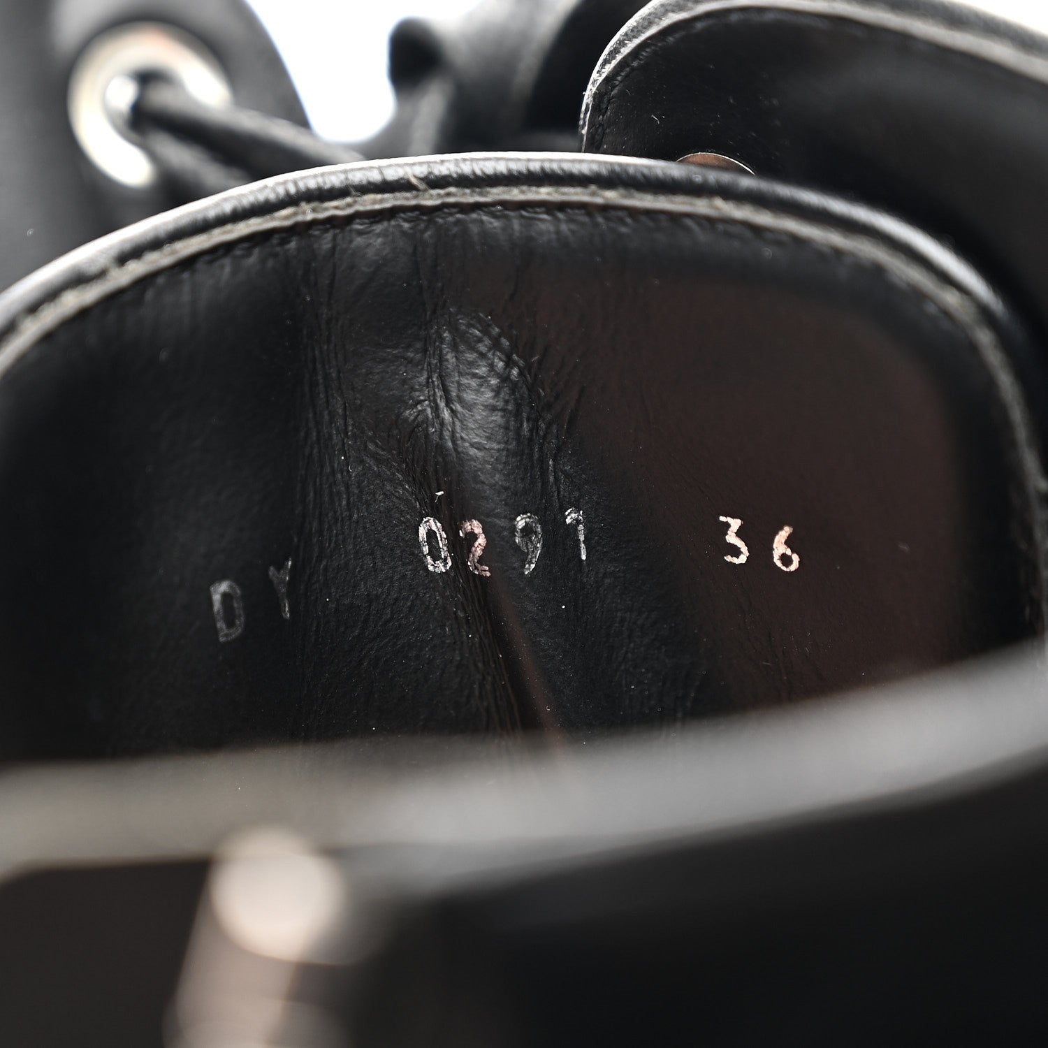 Givenchy Calfskin Combat Boots 36 Black 9 of 9