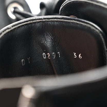 Givenchy Calfskin Combat Boots 36 Black 9 of 9